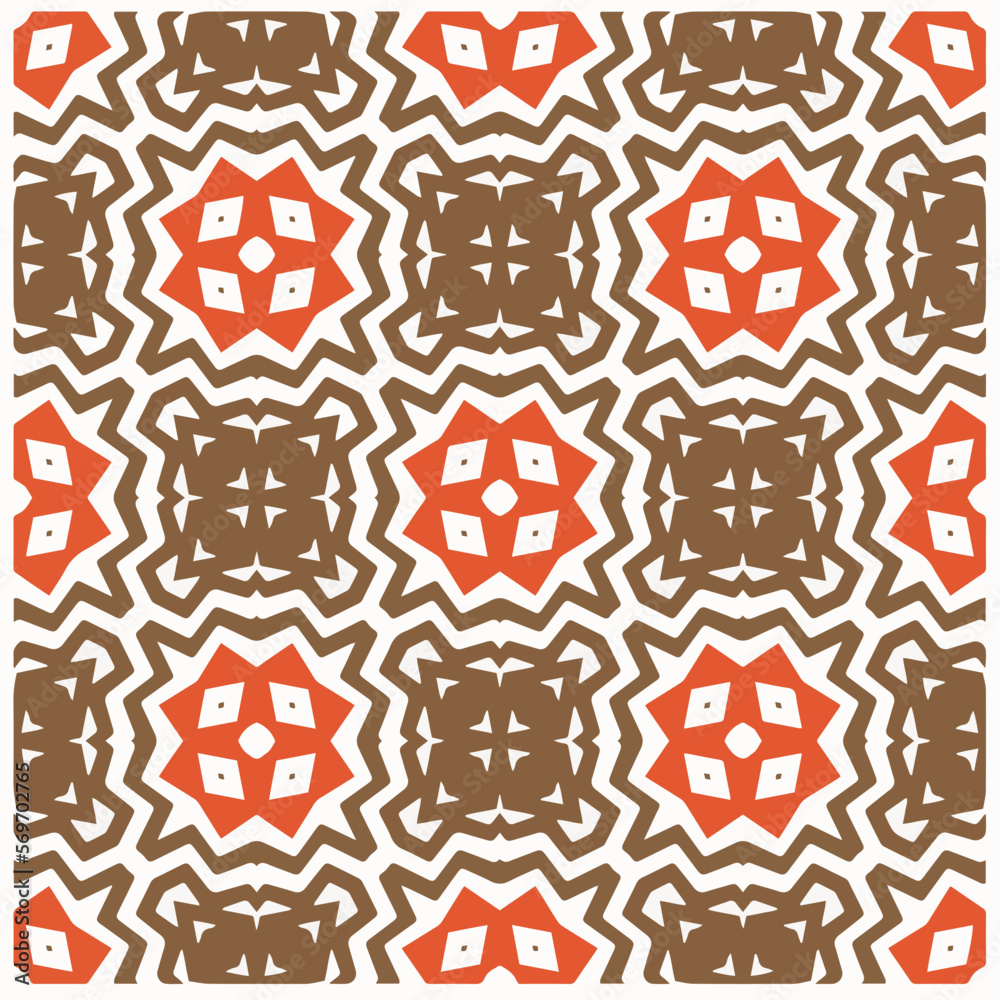 Vector geometric ornament in ethnic style. Seamless pattern with abstract shapes, repeat tiles. Repeating pattern for decor, textile and fabric. Vector geometric ornament in ethnic style. Seamless pattern with abstract shapes, repeat tiles. Repeating pattern for decor, textile and fabric.