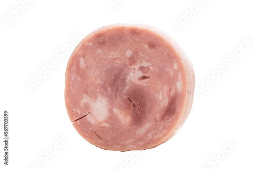 Food sausage meat products, isolated, transparent background.