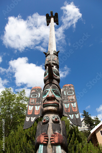 Ketchikan Town Traditional Totem Pole