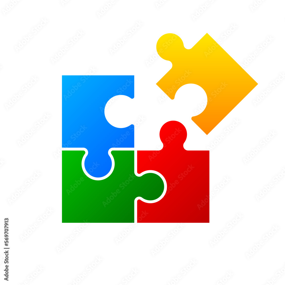 Teamwork Business concept. Team Lead and subordinates. People connect puzzle elements. Symbol of teamwork, cooperation and partnership. The famous puzzle pattern. Vector illustration. Teamwork Business concept. Team Lead and subordinates. People connect puzzle elements. Symbol of teamwork, cooperation and partnership. The famous puzzle pattern. Vector illustration.
