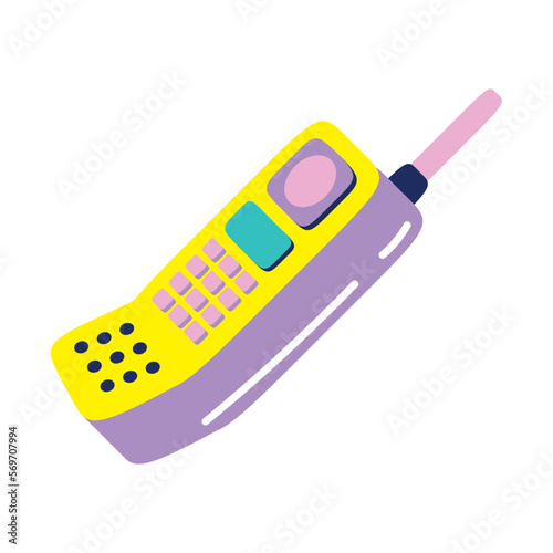 telephone device retro style