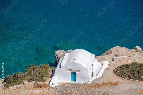 Aghia Anna church, Amorgos island. Greece