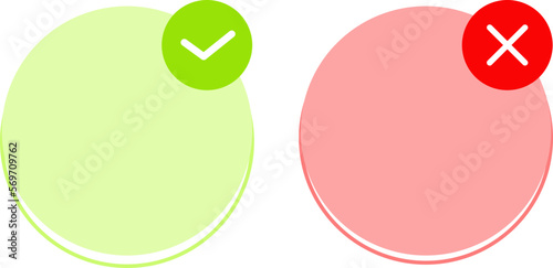True false cirlce infographic