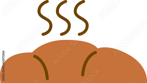 Brown bread illustration