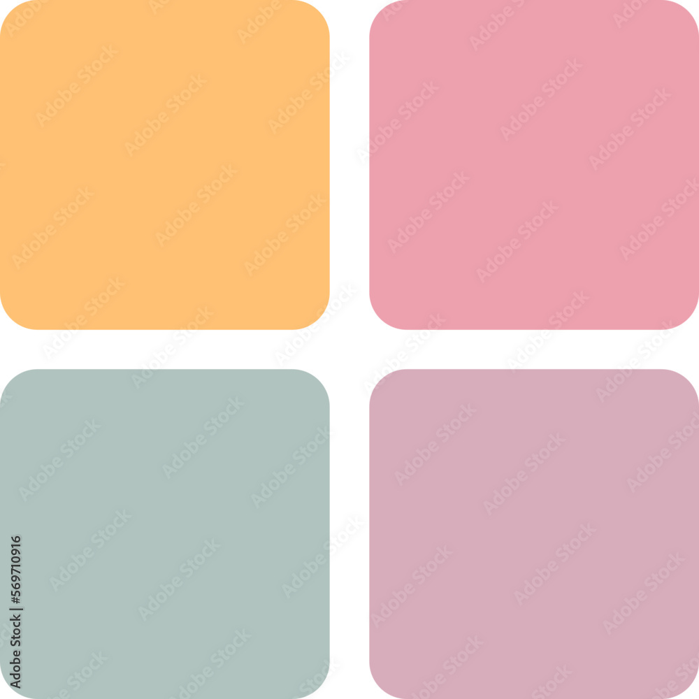 Fototapeta premium Rectangle app menu