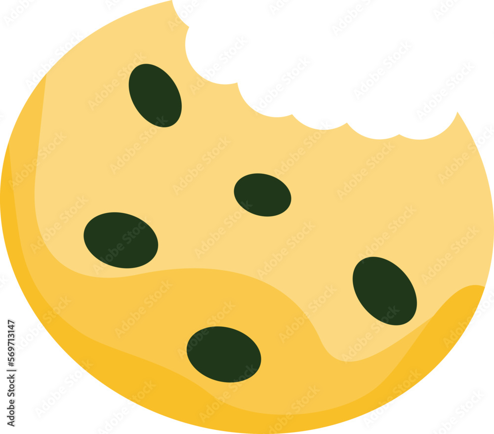 Obraz premium Cookies brown icon