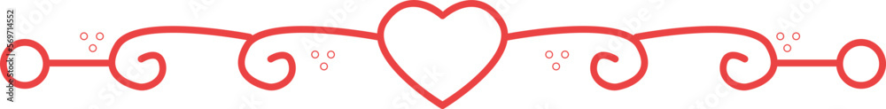 Love line decoration Love line decoration