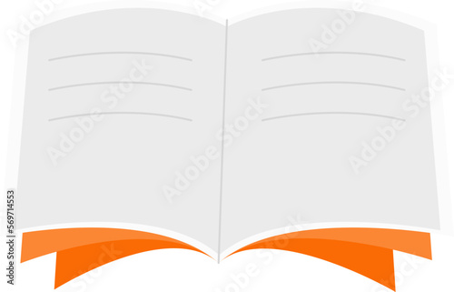 Open book illustration