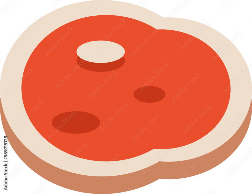 Fototapeta premium Meat illustration