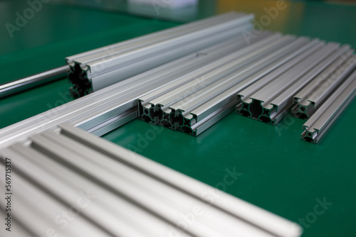 Machine cut aluminum frame

