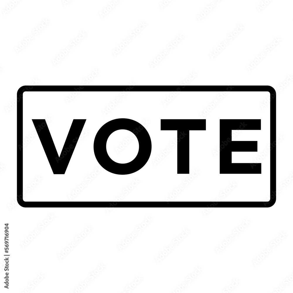 Vote icon vector logo design template Vote icon vector logo design template