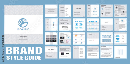 brand style guide kit branding book bible manual guideline