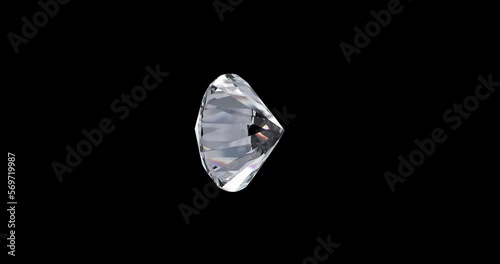 Round diamond 360 video 