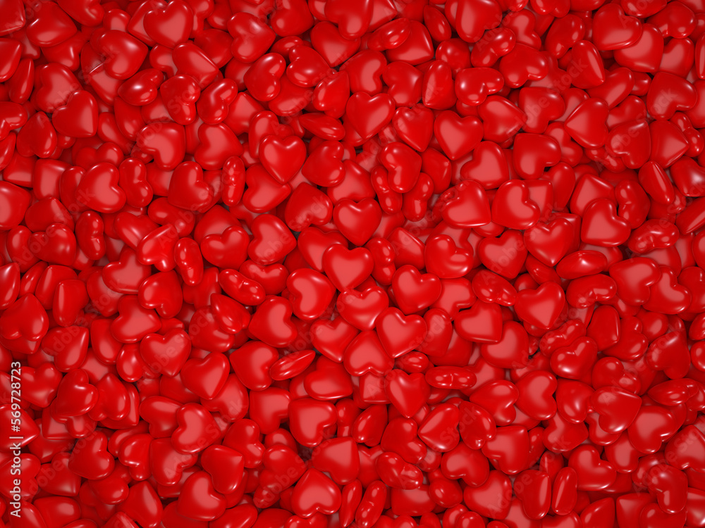 heart shaped 3d object cluster heart shaped 3d object cluster