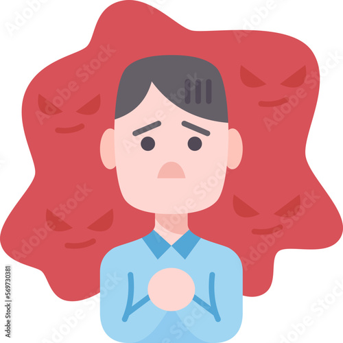 threatening  icon