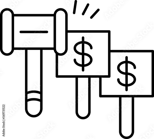bidding  icon