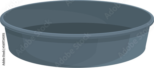Bakeware dish icon cartoon vector. Cooking stuff. Food tin