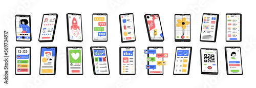 Set app on phone design
