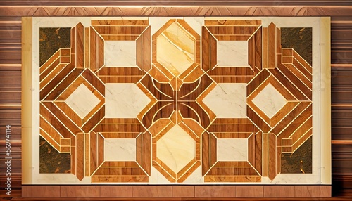 Wooden and marble Panel For Walls and floor