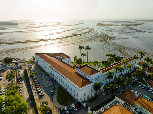 Aerial photo with drone of the city of São Luis do Maranhão in Brazil photo