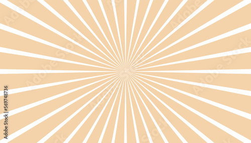 sunburst background with rays for comic or other
