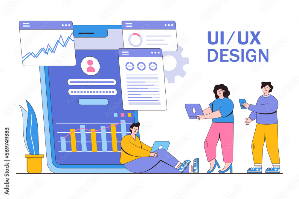 UI/UX design example