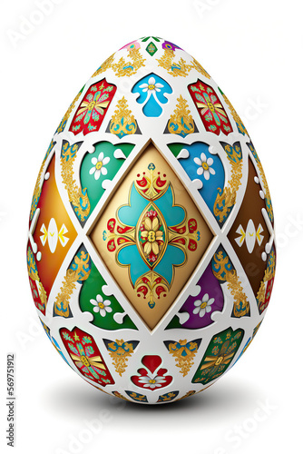 Designer Easter Eggs, Illustration, Generative AI