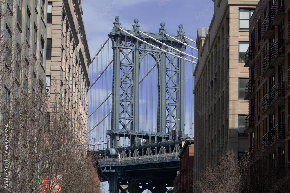 Naklejka premium All Roads leed to New York