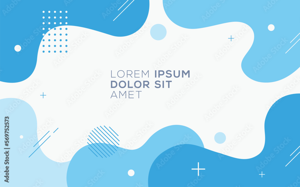 Modern vector graphic of abstract fluid background design template