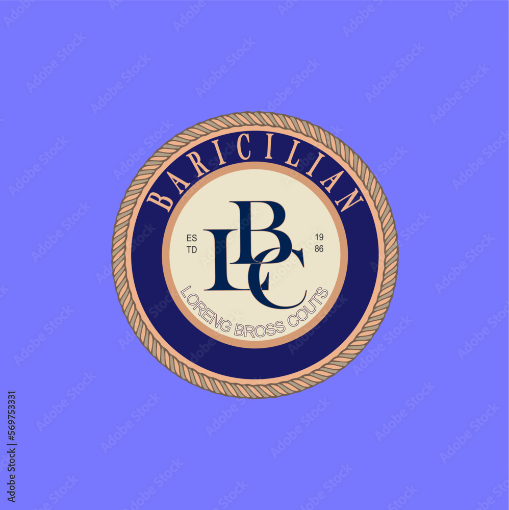 Fototapeta premium vintage logo design for local busines