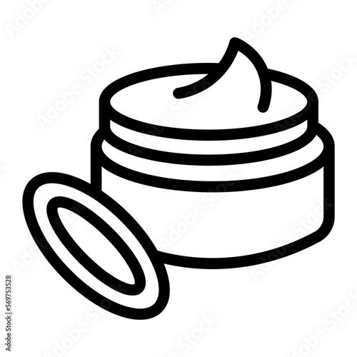 moisturizer line icon