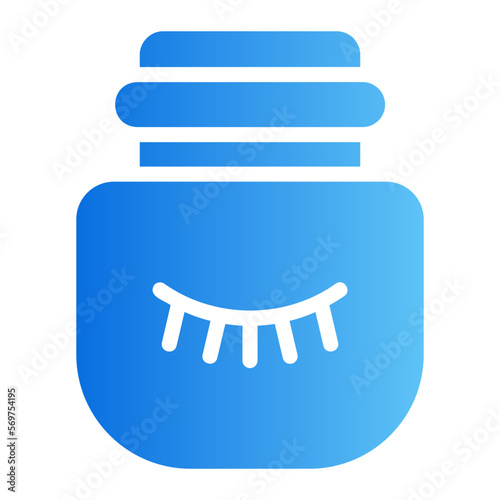 eye cream gradient icon
