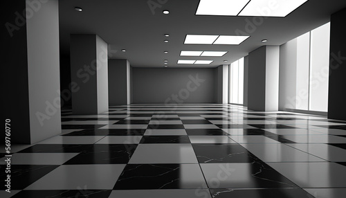 Office backrooms -AI Generated