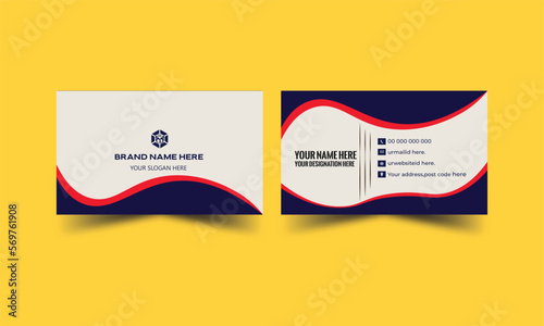 Excellent Luxury business card, Elegant business card, Vector business card and template, Clean and simple layout, Personal use business card. Futuristic modern business card.
