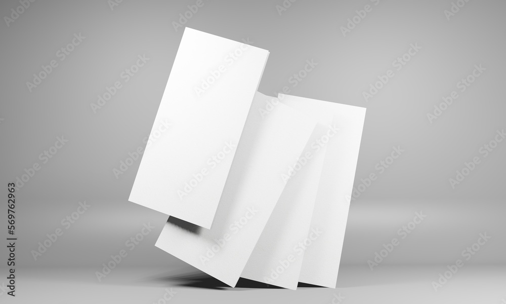 Blank portrait paper mock-up. brochure magazine, white changeable background/paper isolated on gray. good for your business mock-up Blank portrait paper mock-up. brochure magazine, white changeable background/paper isolated on gray. good for your business mock-up
