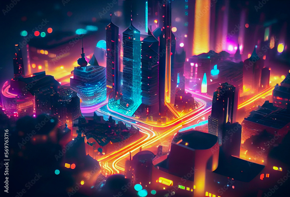 Obraz premium future technolgy concept