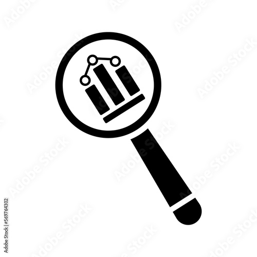 Analytics vector illustration icon