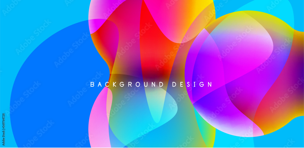 Fototapeta premium Bright abstract background glossy shiny circle and sphere composition. Minimalist geometric vector Illustration For Wallpaper, Banner, Background, Card