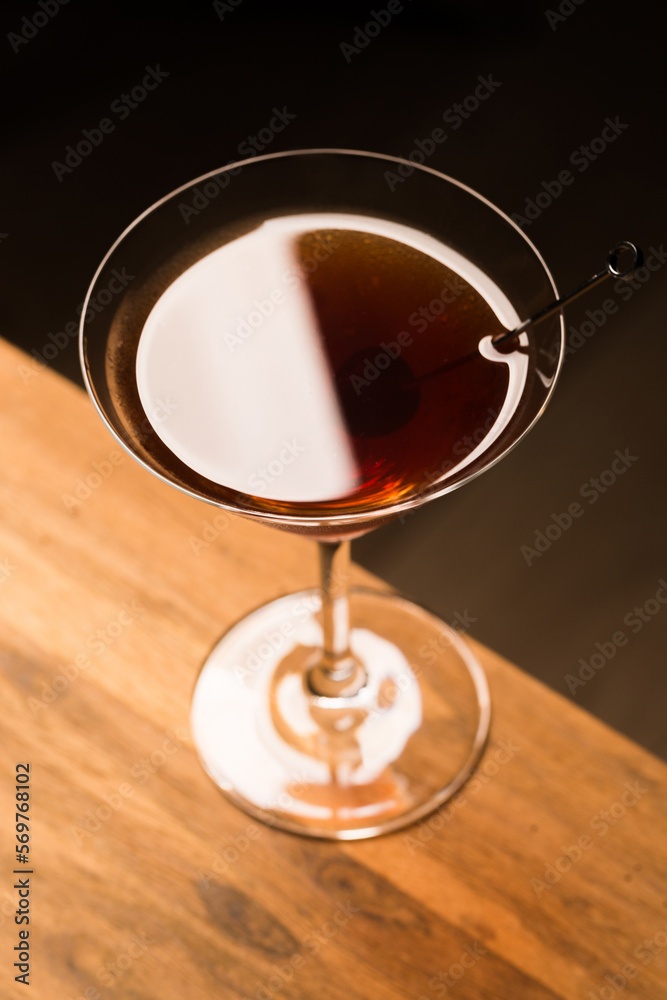 Manhattan cocktail boozy classic elegant drink