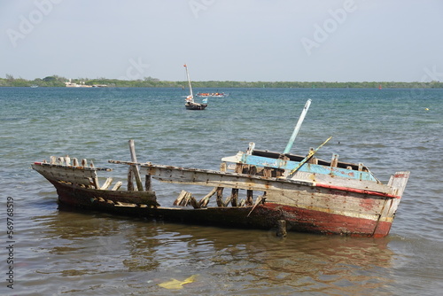 Kenya - Lamu Island - Lamu Town - Lamu Boats - Dhow