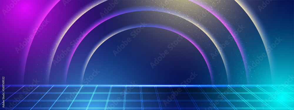 Vector Abstract futuristic circuit board and mesh line, Illustration high computer and Communication technology on blue color background. High tech digital technology, global social media concept Vector Abstract futuristic circuit board and mesh line, Illustration high computer and Communication technology on blue color background. High tech digital technology, global social media concept