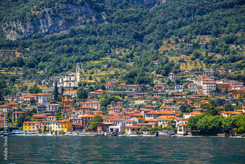 View of Tremezzo village in lake Como, Lombardy, Italy © pierrick