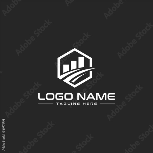 Financial company logo Investment designs