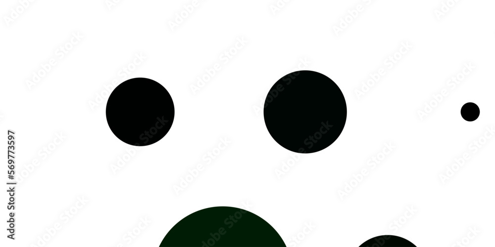 Light Green vector template with circles. Light Green vector template with circles.