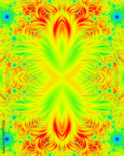 Abstract art fractal background, unique pattern