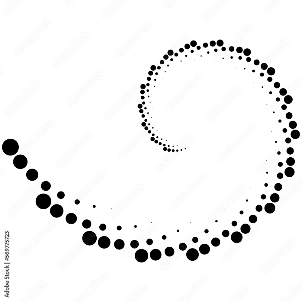 Abstract Dot Circle
