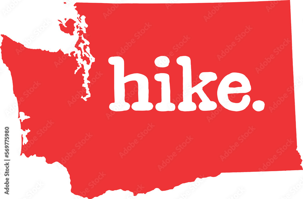 washington state map hike decal - PNG image with transparent background washington state map hike decal - PNG image with transparent background