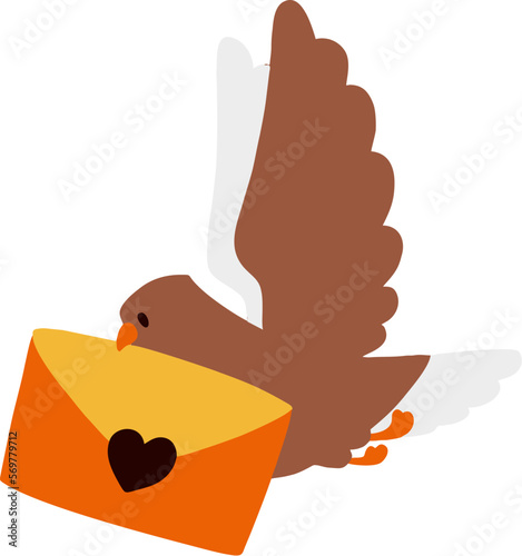 Valentine Day Love Bird
