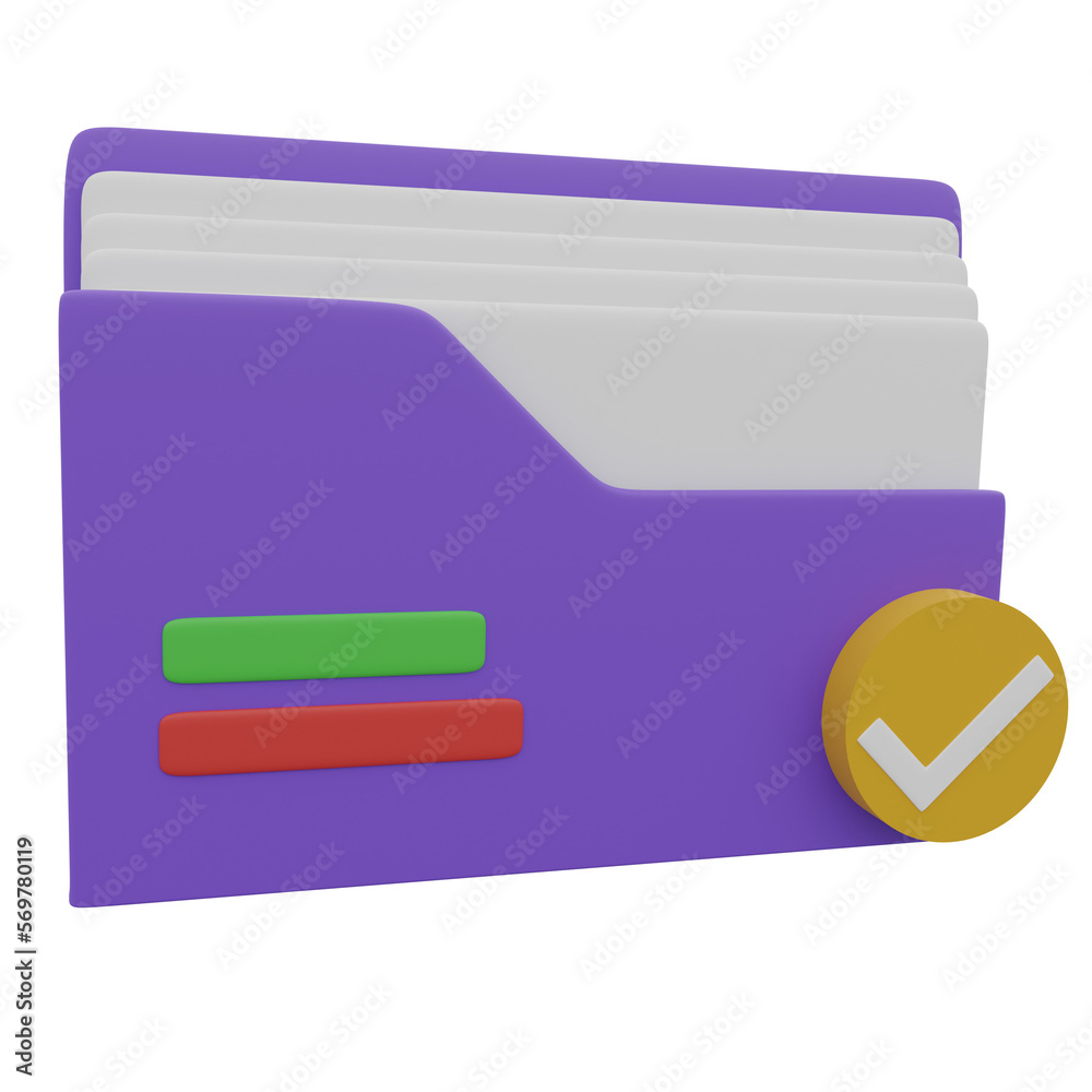 3d folder illustration rendering 3d folder illustration rendering