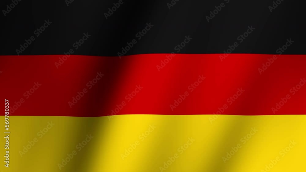 Germany flag waving. Germany Flag Blowing Close Up. Germany flag waving. Germany Flag Blowing Close Up.